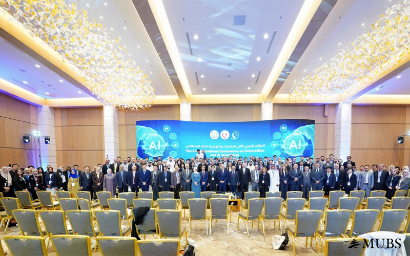 MUBS Participates in the Second International Conference on 'Artificial Intelligence in Higher Education' in Jordan